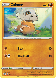 Cubone [SWSH05: Battle Styles] Reverse Holofoil - Deck Out Gaming