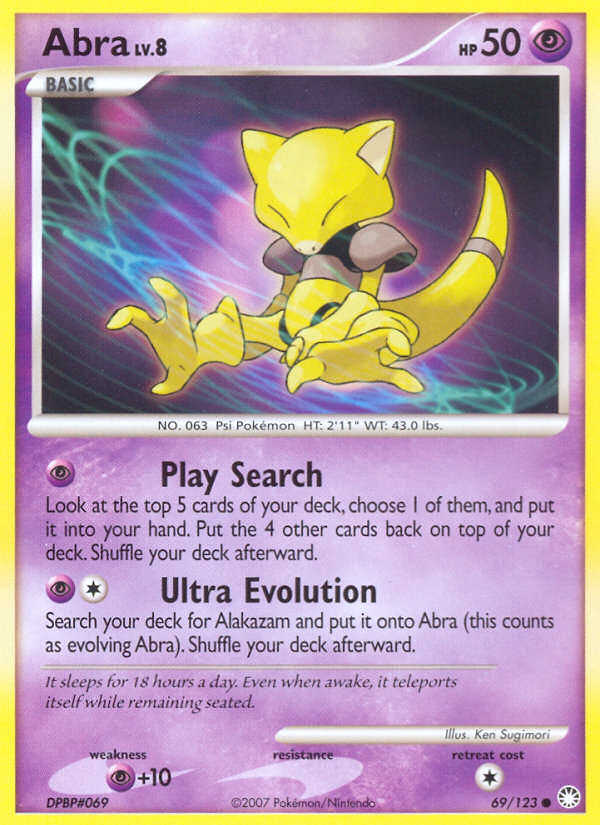 Abra (69) [Mysterious Treasures] Reverse Holofoil - Deck Out Gaming