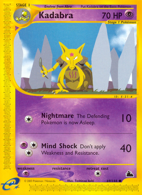 Kadabra (69) [Skyridge] Reverse Holofoil - Deck Out Gaming