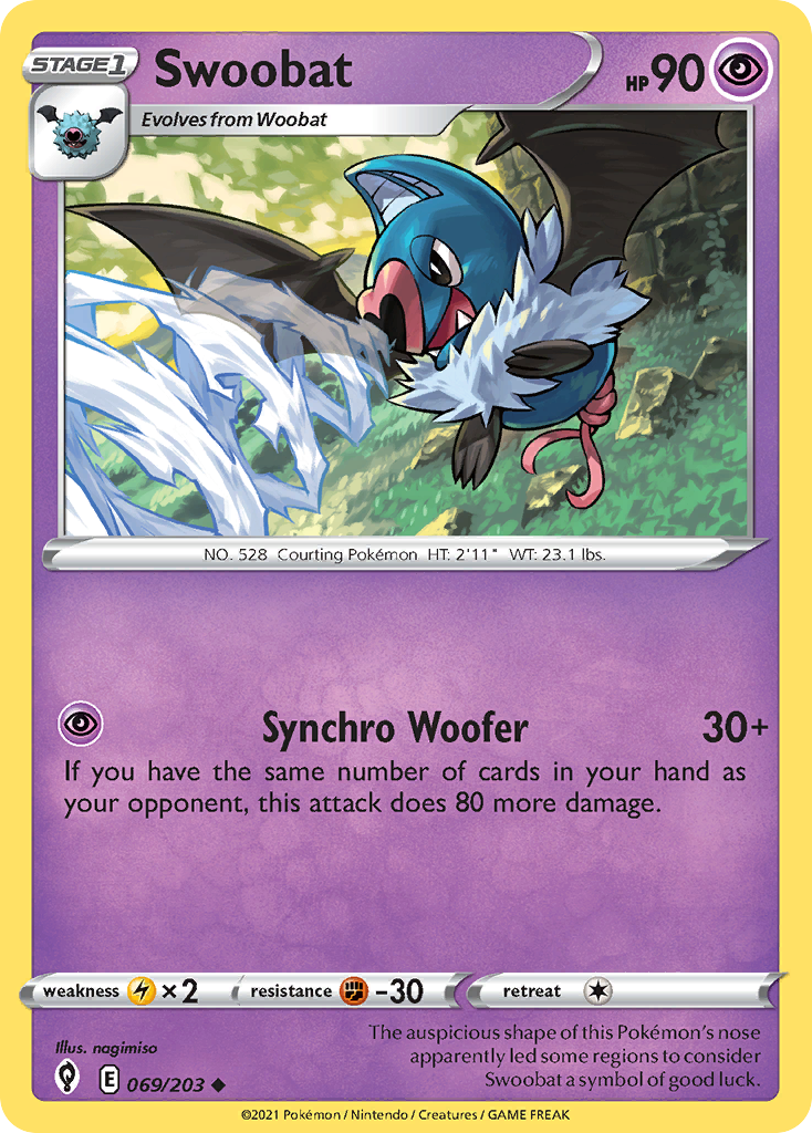 Swoobat (069/203) [Sword & Shield: Evolving Skies] - Deck Out Gaming