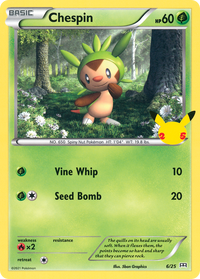 Chespin [McDonald's 25th Anniversary Promos] Holofoil - Deck Out Gaming