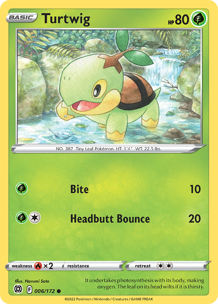 Turtwig (006/172) [Sword & Shield: Brilliant Stars] - Deck Out Gaming