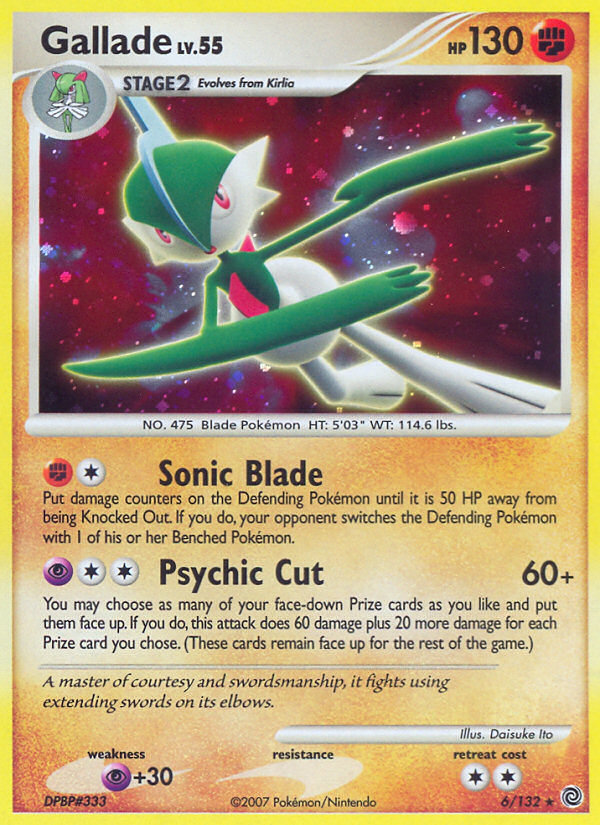 Gallade (6) [Secret Wonders] Reverse Holofoil - Deck Out Gaming