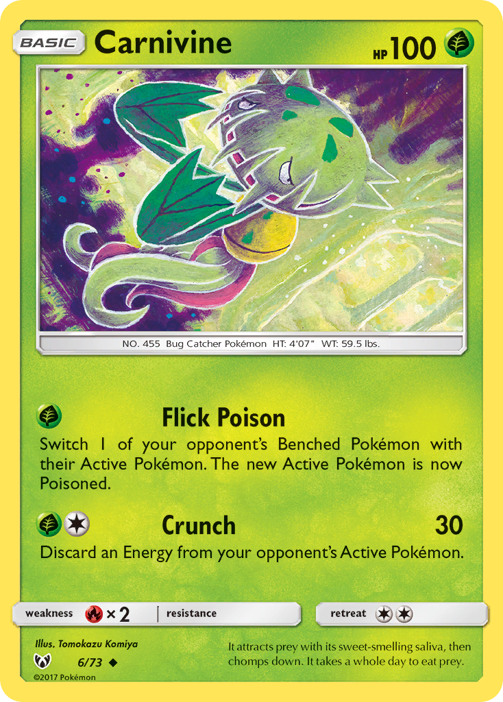 Carnivine (6/73) [Sun & Moon: Shining Legends] - Deck Out Gaming