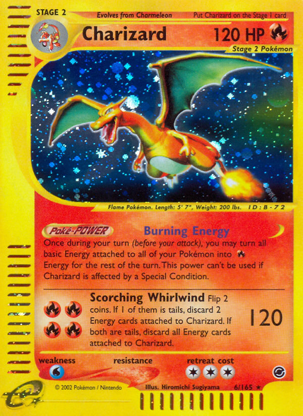 Charizard (6) (6) [Expedition] Reverse Holofoil