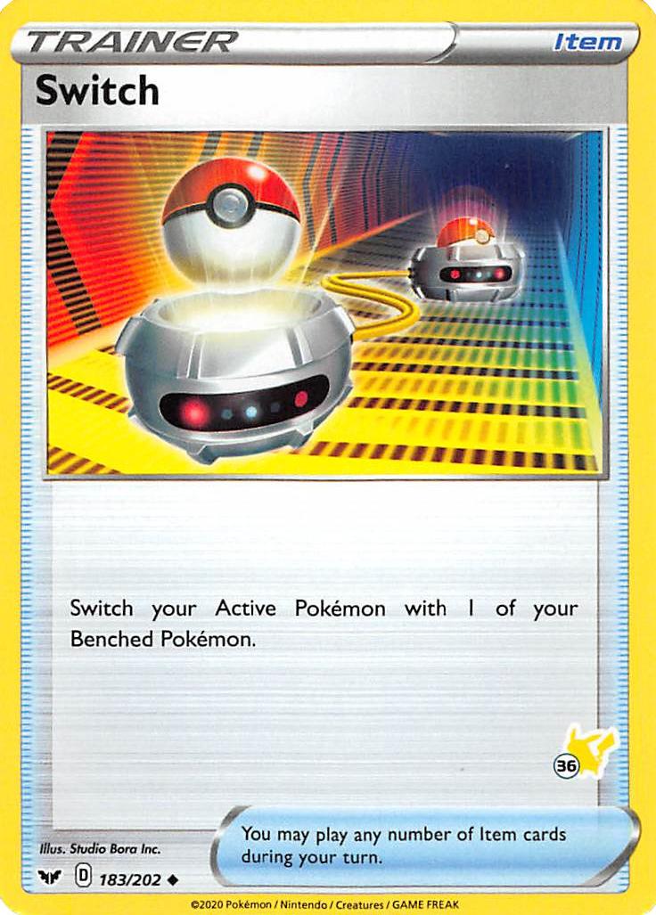 Switch (183/202) (Pikachu Stamp #36) [Battle Academy 2022] - Deck Out Gaming