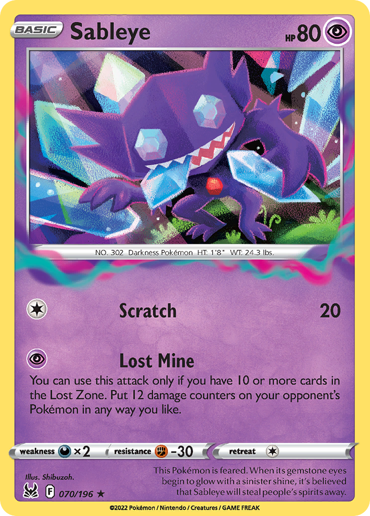 Sableye (070/196) [Sword & Shield: Lost Origin]