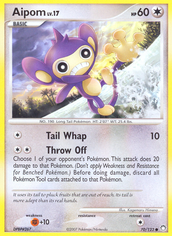 Aipom (70) [Mysterious Treasures] Reverse Holofoil