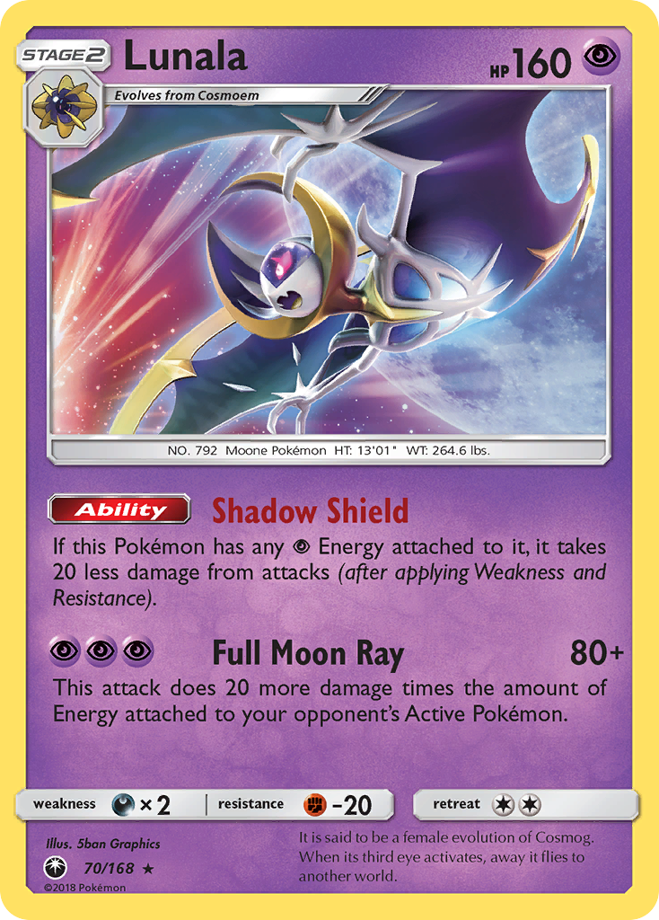 Lunala (70) [SM - Celestial Storm] Reverse Holofoil - Deck Out Gaming