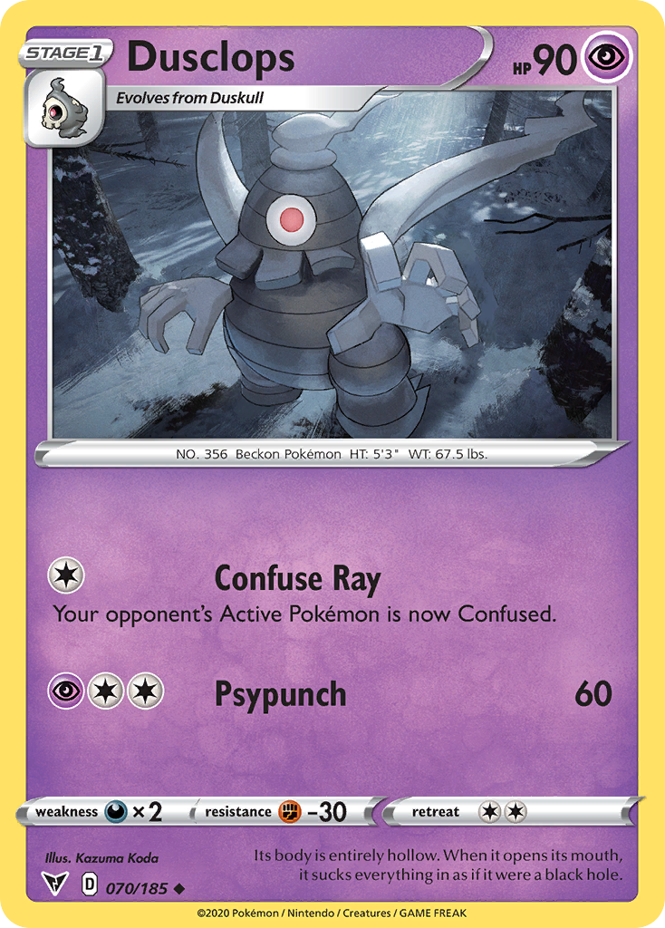 Dusclops [SWSH04: Vivid Voltage] Reverse Holofoil - Deck Out Gaming