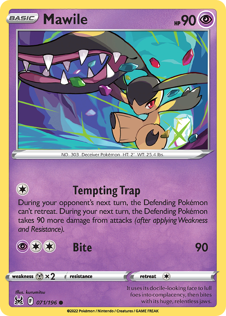 Mawile (071/196) [Sword & Shield: Lost Origin] Reverse Holofoil - Deck Out Gaming