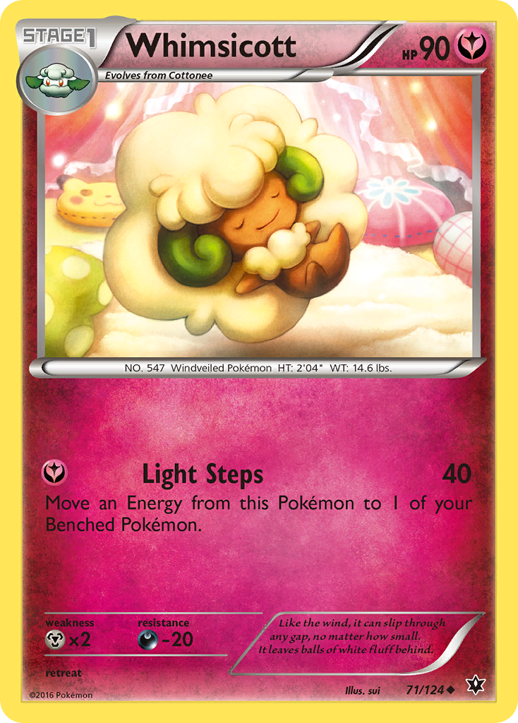 Whimsicott (71) [XY - Fates Collide] Reverse Holofoil - Deck Out Gaming