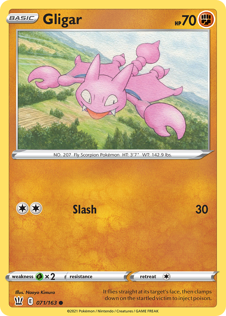 Gligar [SWSH05: Battle Styles] Reverse Holofoil - Deck Out Gaming