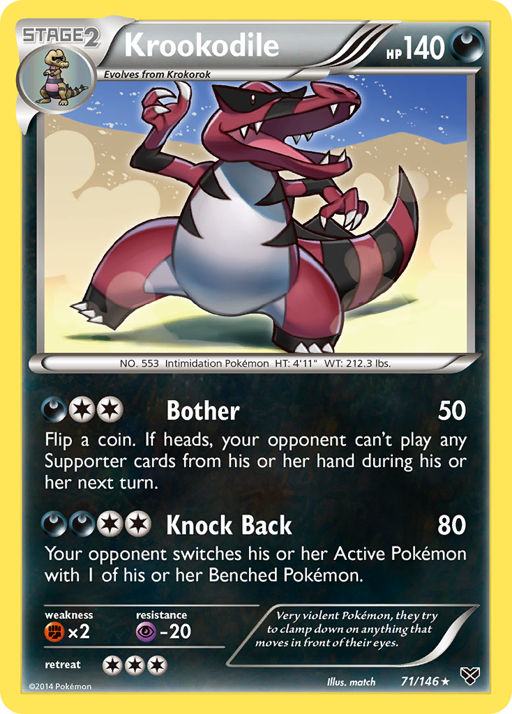 Krookodile (71) [XY Base Set] - Deck Out Gaming