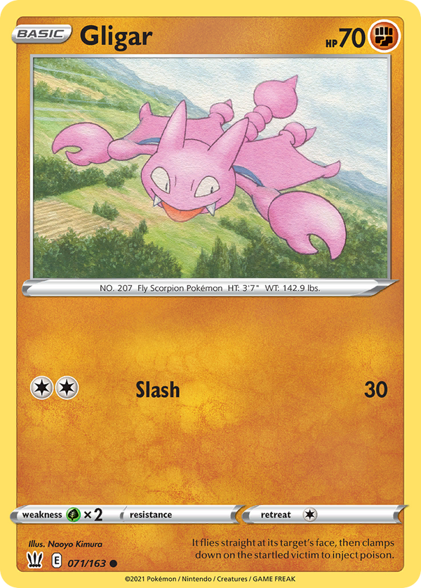 Gligar [SWSH05: Battle Styles] - Deck Out Gaming