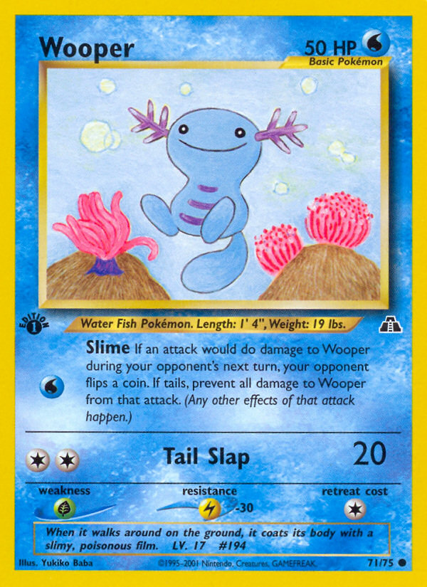 Wooper (71) [Neo Discovery] - Deck Out Gaming