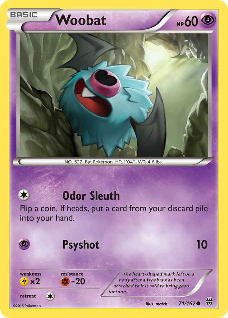 Woobat [BREAKthrough] Reverse Holofoil - Deck Out Gaming