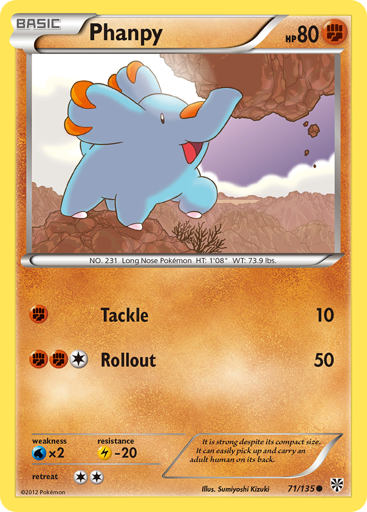 Phanpy (71) [Plasma Storm] Reverse Holofoil - Deck Out Gaming