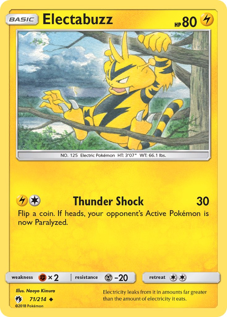 Electabuzz (71) [SM - Lost Thunder] Reverse Holofoil - Deck Out Gaming