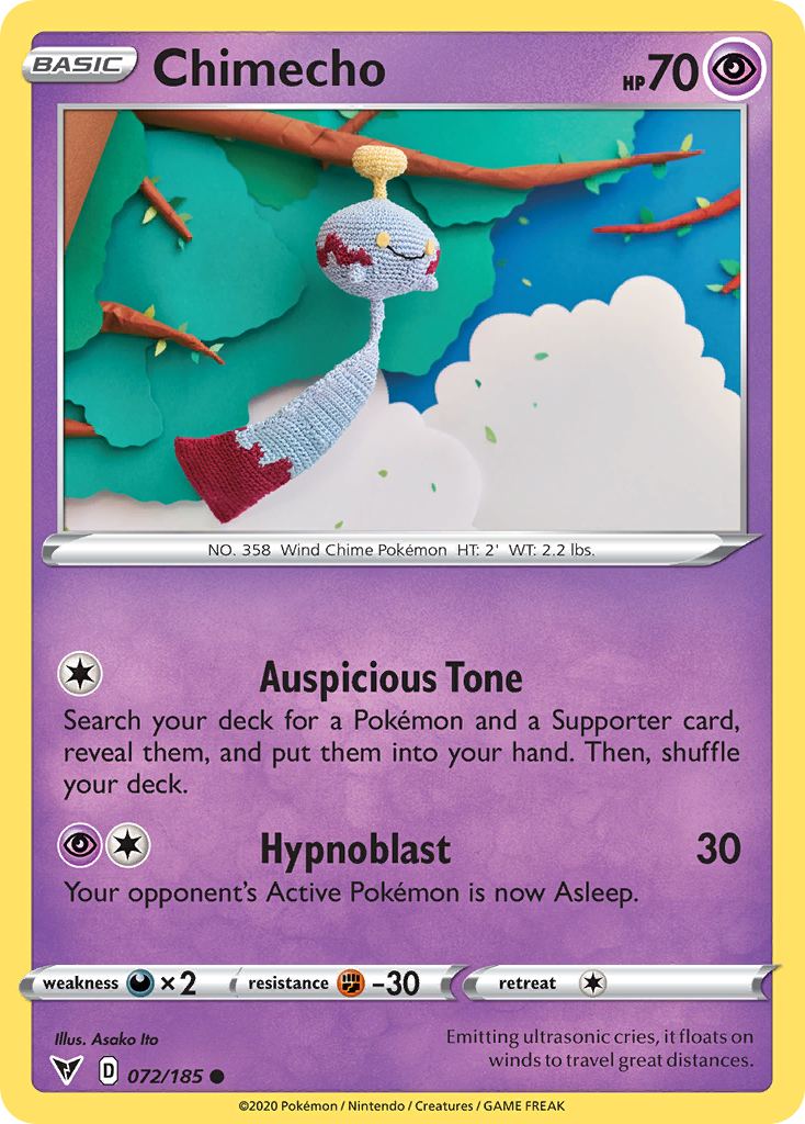 Chimecho [SWSH04: Vivid Voltage] Reverse Holofoil - Deck Out Gaming