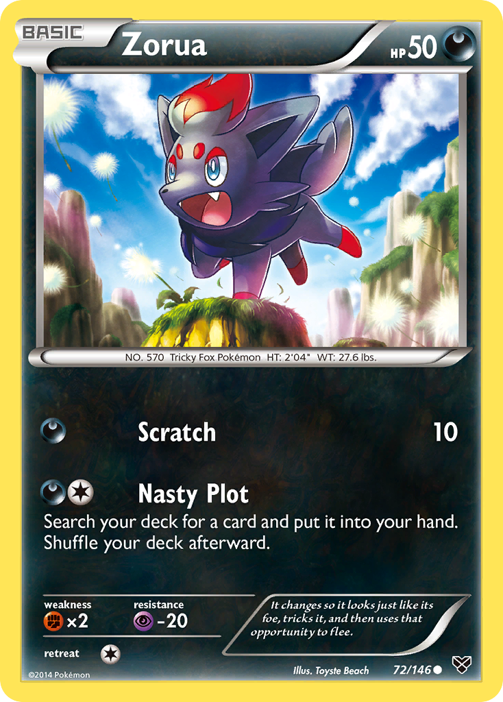 Zorua (72) [XY Base Set] - Deck Out Gaming