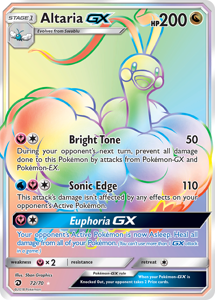 Altaria GX (Secret) (72) [Dragon Majesty] - Deck Out Gaming