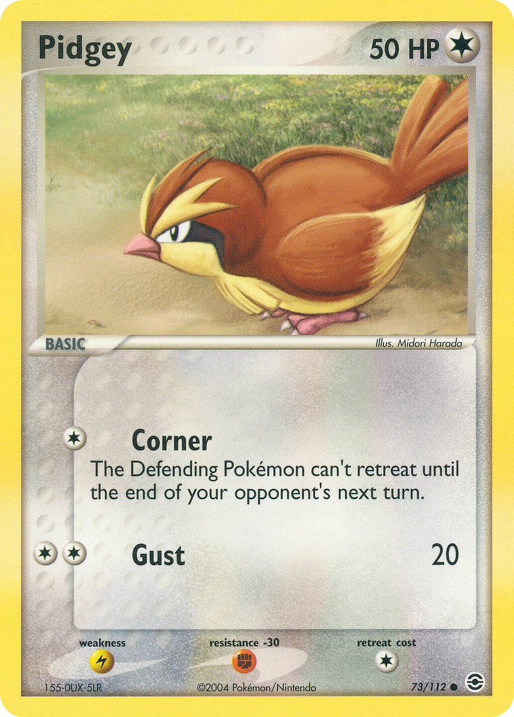 Pidgey (73) [FireRed & LeafGreen] Reverse Holofoil - Deck Out Gaming