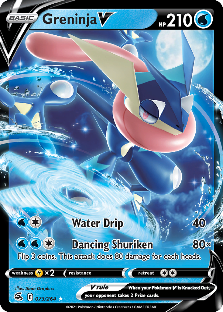 Greninja V  (073/264) [Sword & Shield: Fusion Strike] - Deck Out Gaming