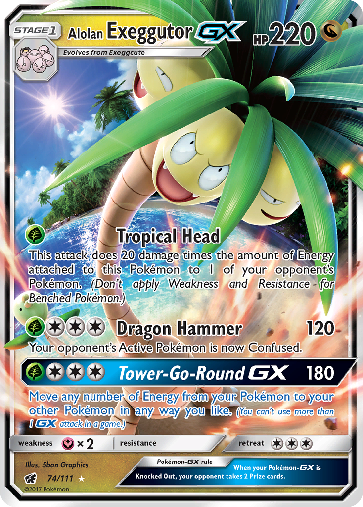 Alolan Exeggutor GX (74) [SM - Crimson Invasion] - Deck Out Gaming