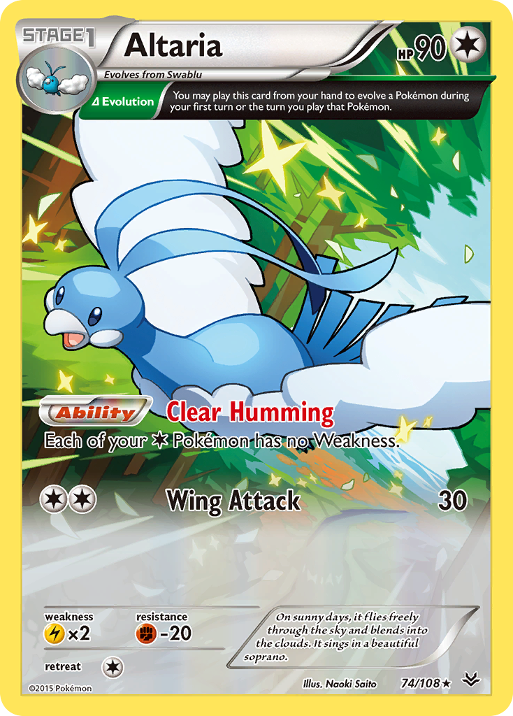 Altaria (74 Delta) (74) [XY - Roaring Skies] - Deck Out Gaming