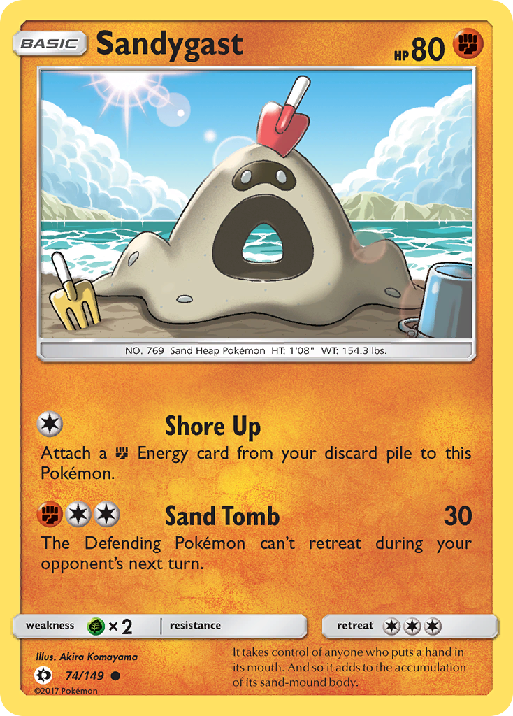 Sandygast (74) [SM Base Set] - Deck Out Gaming