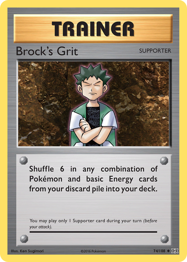 Brock's Grit (74) [XY - Evolutions] - Deck Out Gaming