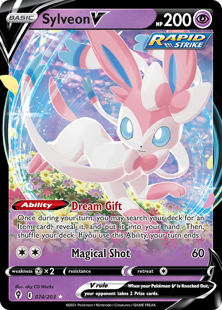 Sylveon V (074/203) [Sword & Shield: Evolving Skies] - Deck Out Gaming