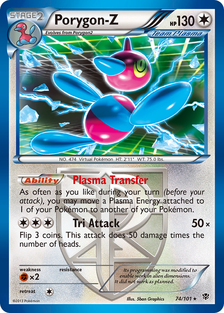 Porygon-Z (Team Plasma) (74) [Plasma Blast] - Deck Out Gaming