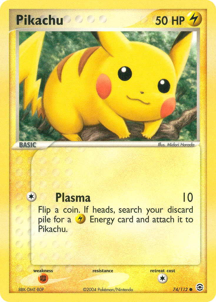 Pikachu (74) [FireRed & LeafGreen] Reverse Holofoil - Deck Out Gaming