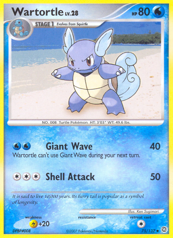 Wartortle (75) [Secret Wonders] Reverse Holofoil - Deck Out Gaming