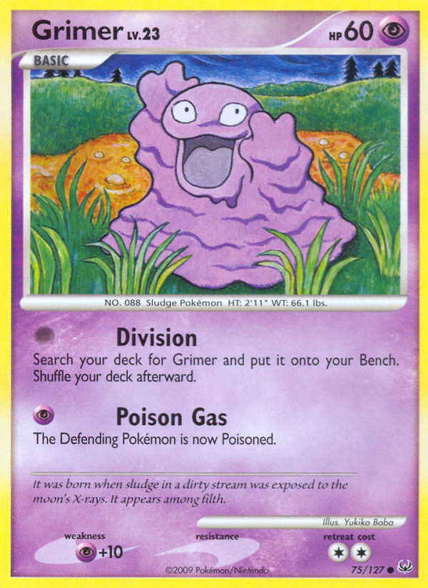 Grimer (75) [Platinum] Reverse Holofoil - Deck Out Gaming