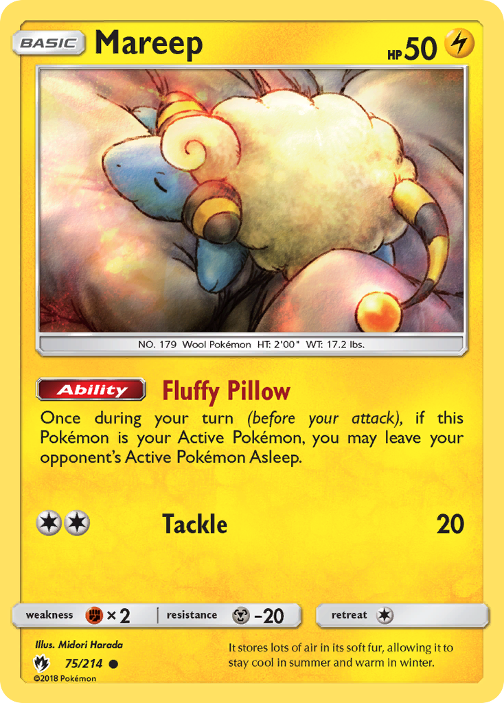 Mareep (75) (75) [SM - Lost Thunder] Reverse Holofoil - Deck Out Gaming