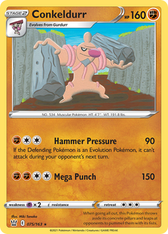 Conkeldurr [SWSH05: Battle Styles] Reverse Holofoil - Deck Out Gaming