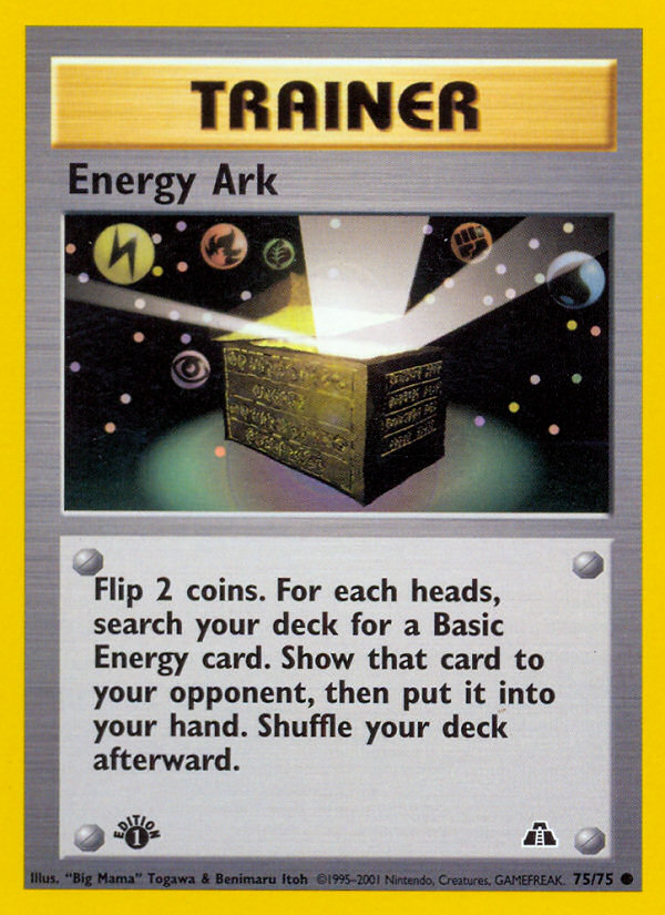 Energy Ark (75/75) [Neo Discovery 1st Edition] - Deck Out Gaming