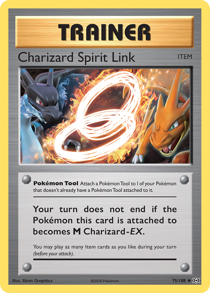 Charizard Spirit Link (75) [XY - Evolutions] - Deck Out Gaming