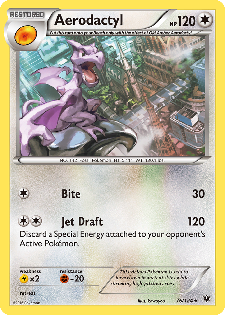 Aerodactyl (76) [XY - Fates Collide] - Deck Out Gaming