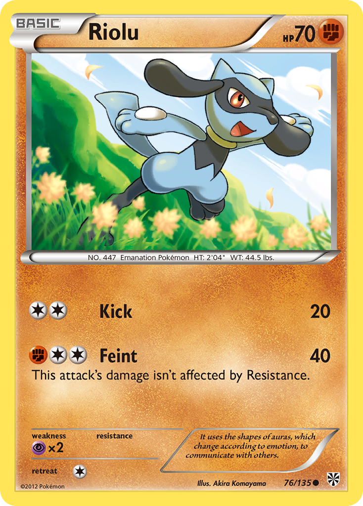 Riolu (76) [Plasma Storm] Reverse Holofoil - Deck Out Gaming