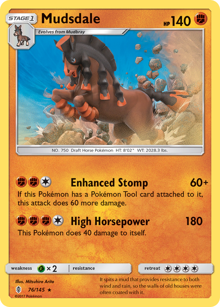 Mudsdale (76) [SM - Guardians Rising] - Deck Out Gaming