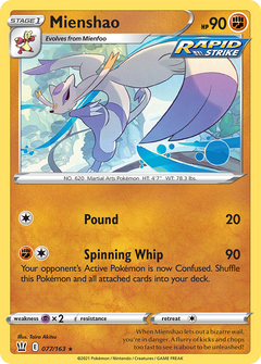 Mienshao [SWSH05: Battle Styles] Reverse Holofoil - Deck Out Gaming