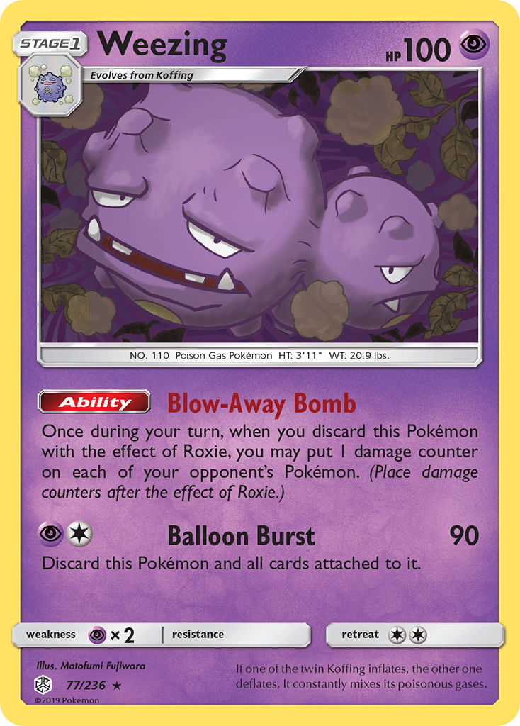 Weezing (77/236) [SM - Cosmic Eclipse] - Deck Out Gaming