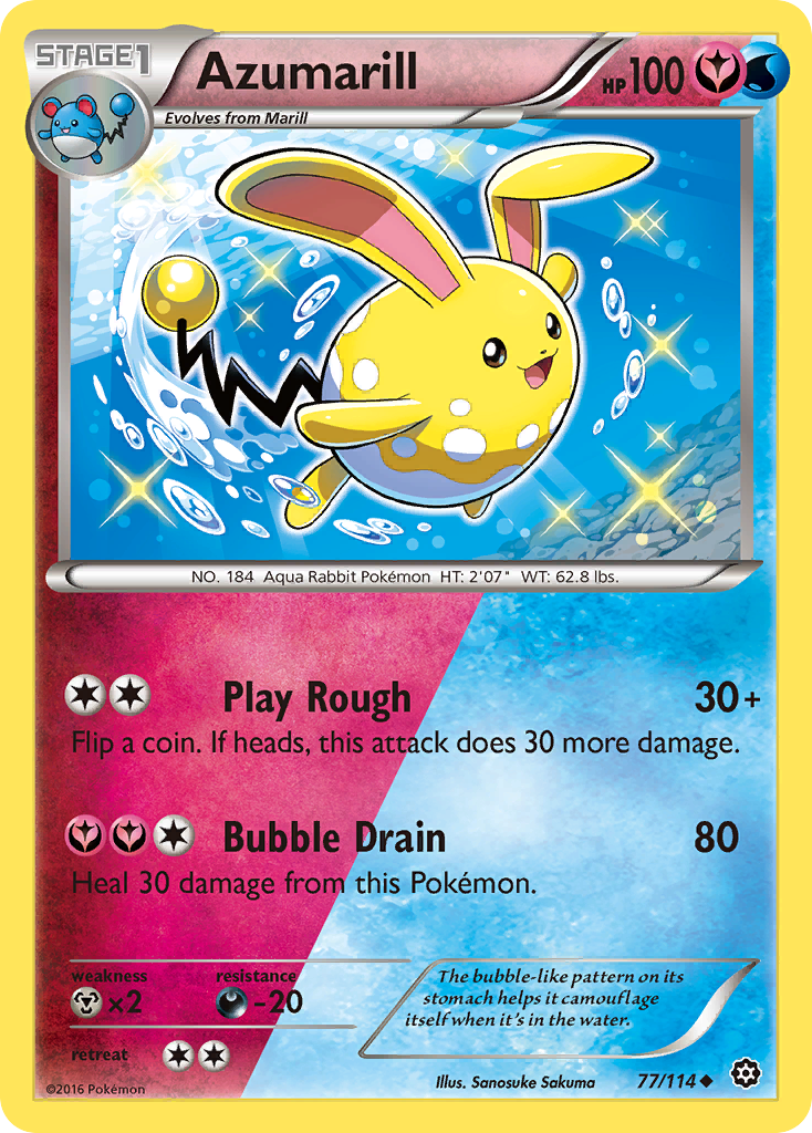 Azumarill (77) [XY - Steam Siege] - Deck Out Gaming