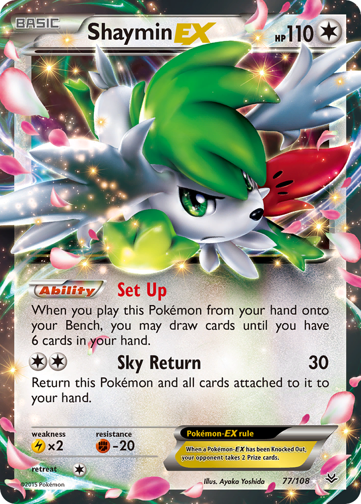 Shaymin EX (77) [XY - Roaring Skies] - Deck Out Gaming