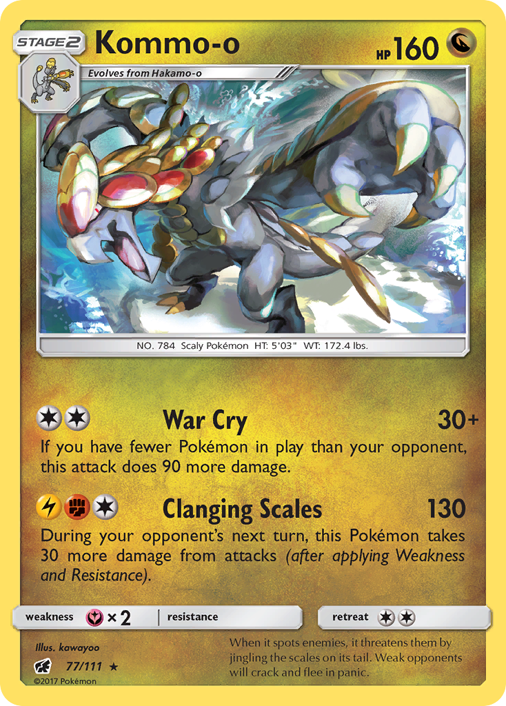 Kommo-o (77) [SM - Crimson Invasion] Reverse Holofoil - Deck Out Gaming