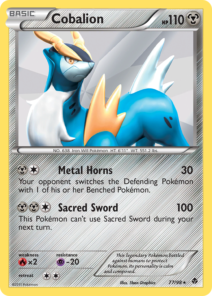 Cobalion (77) [Emerging Powers] Reverse Holofoil - Deck Out Gaming